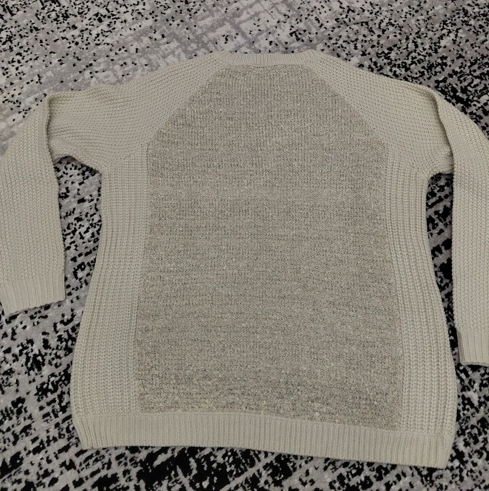 The Limited Oatmeal Heather Knit Sweater Large L Vanilla Girl Minimalist Cozy